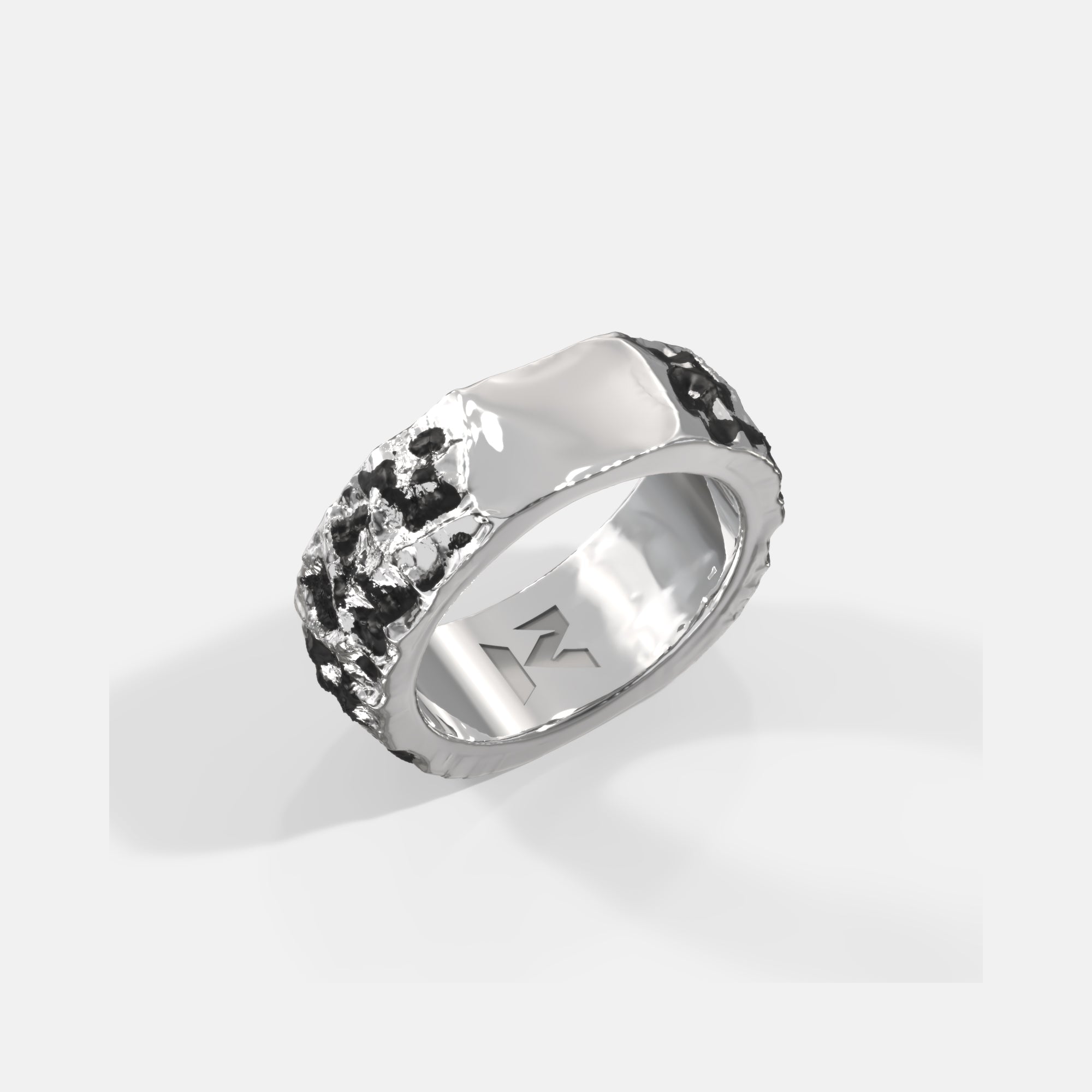 K12 - SILVER TEXTURED RING 95