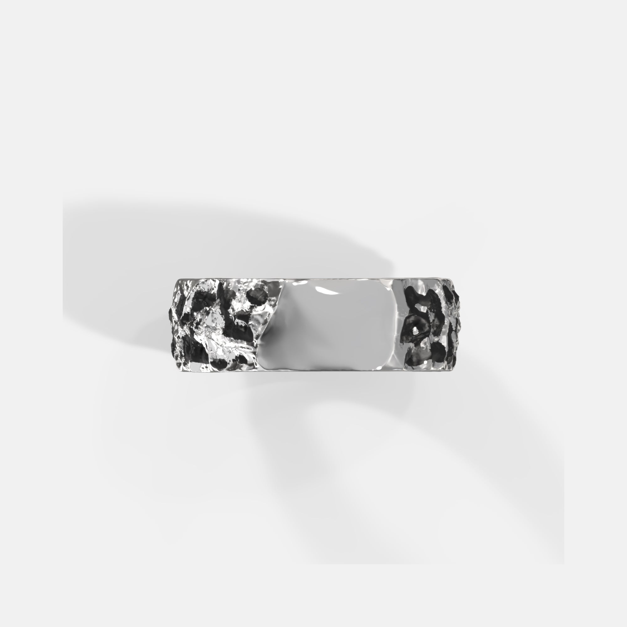 K12 - SILVER TEXTURED RING 95