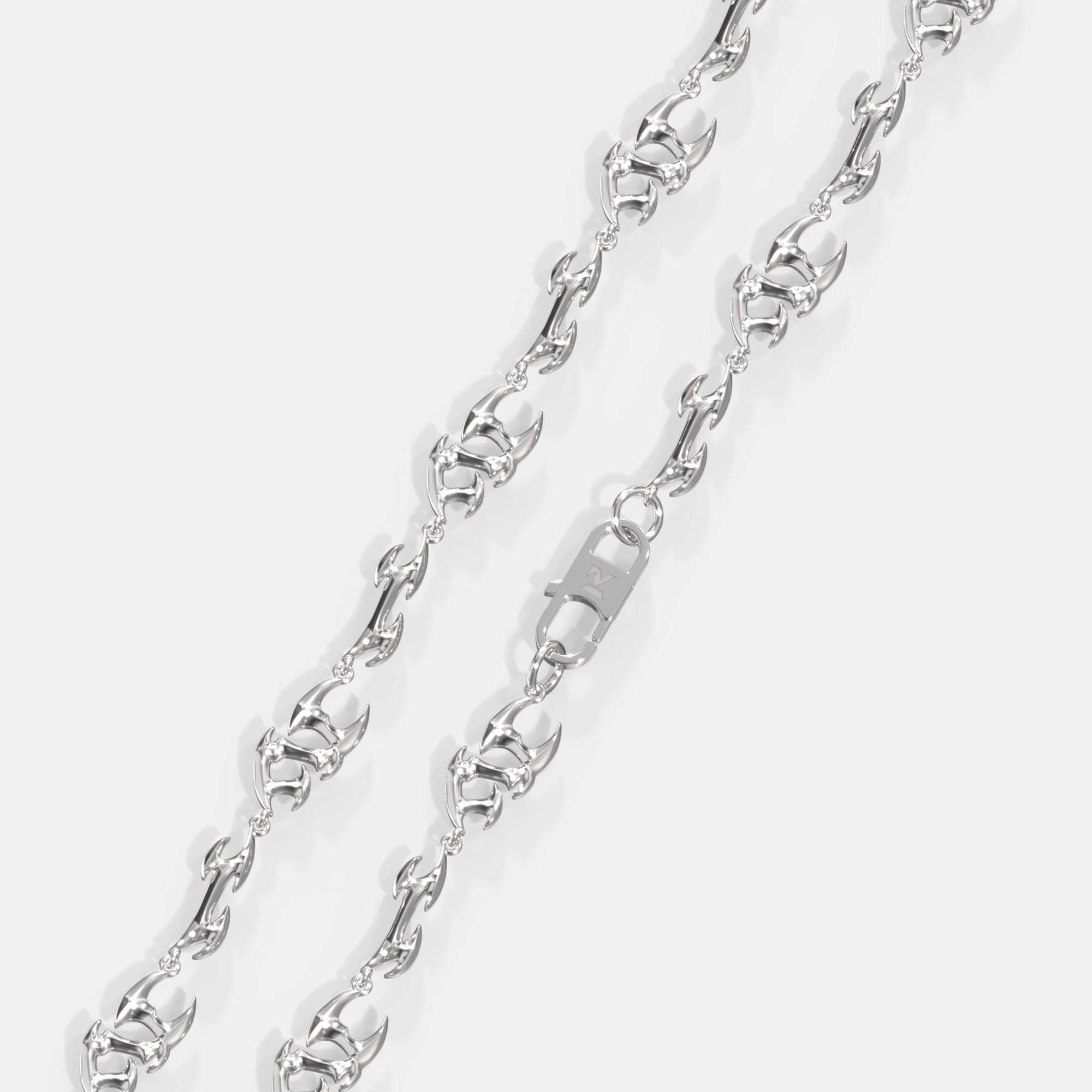 K12 - SILVER NEO TRIBAL CHAIN - 9MM