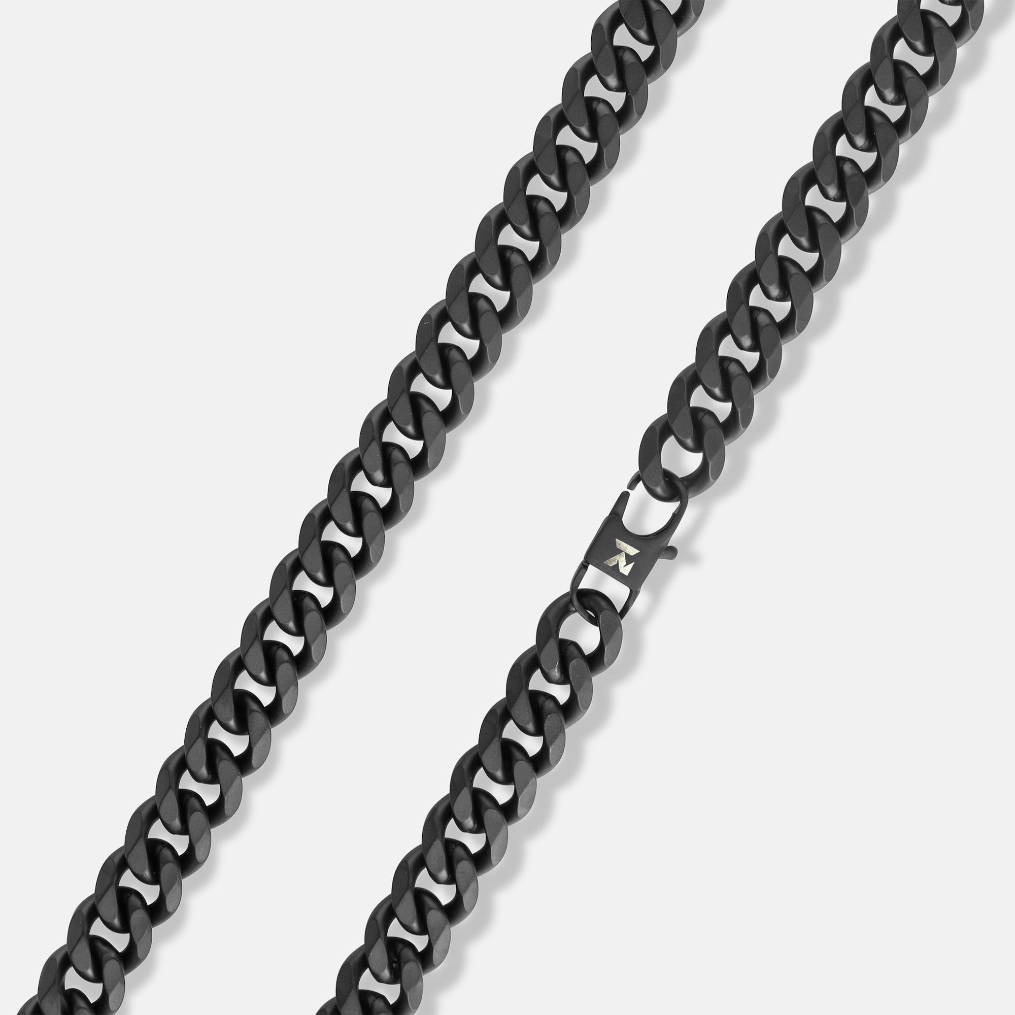 K12 - BLACK CUBAN CHAIN ​​- 10.5MM