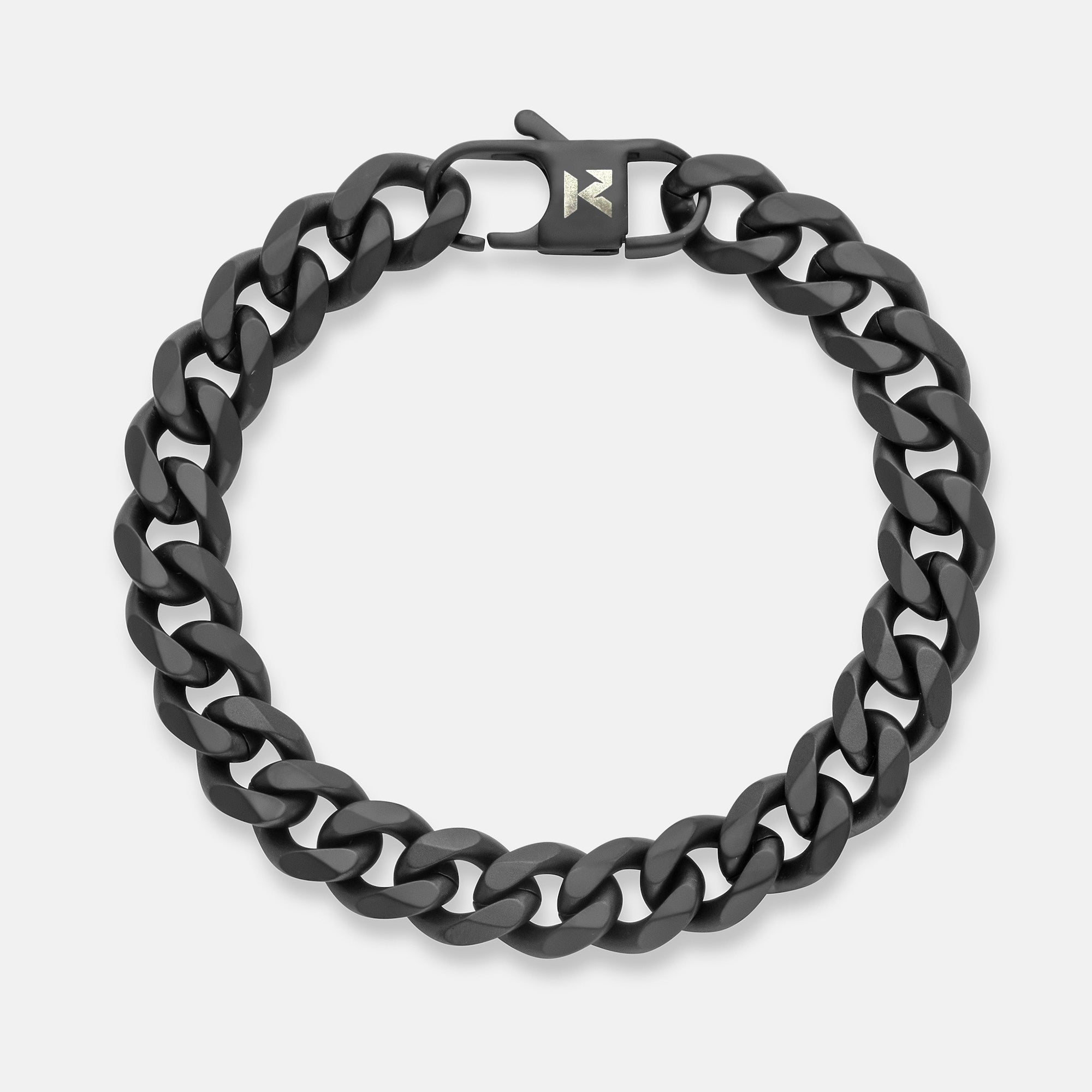 K12 - BLACK CUBAN BRACELET - 10.5MM