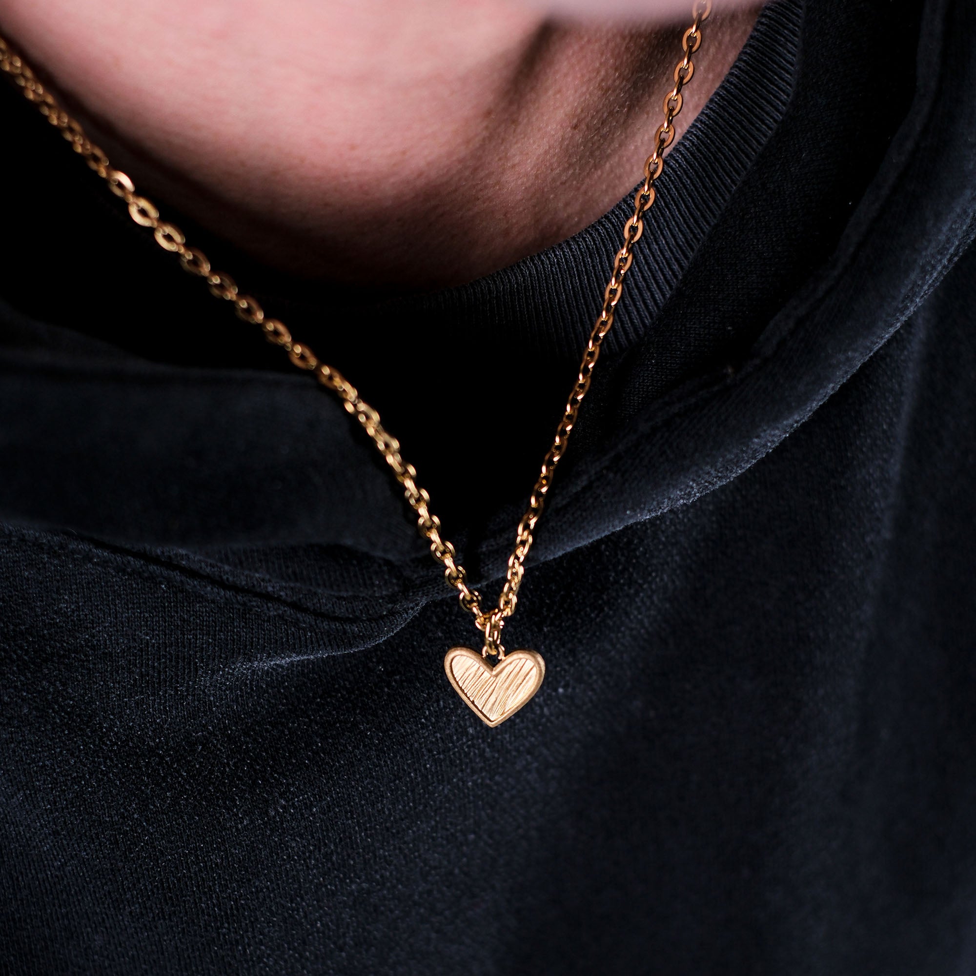 K12 - GOLD HEART - CHAIN